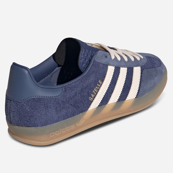 💙 ADIDAS GAZELLE INDOOR DARK BLUE ORANGE 💙 - Picture 4 of 4